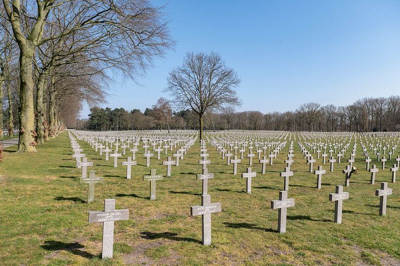 Ysselstein Limburg Niederlande.Deutscher Soldatenfriedhof von Richard Wareham