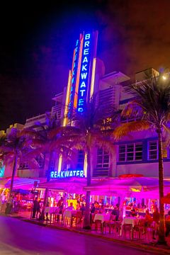 Miami Beach de nuit sur t.ART