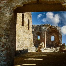 De ruïnes van Calabrië Italië van Dick Jeukens