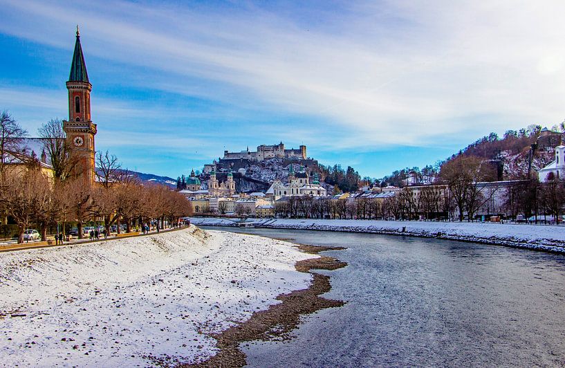 Winter in Salzburg van Christa Kramer