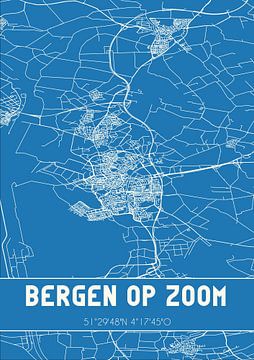 Blueprint | Carte | Bergen op Zoom (Brabant Nord) sur Rezona