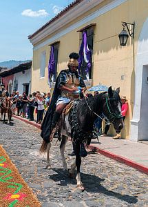 Guatemala: Paasprocessie (Antigua)