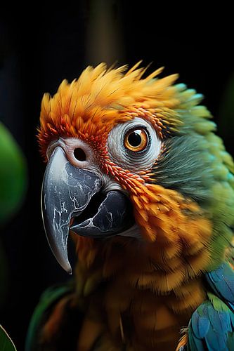 Colourful parrot