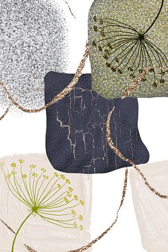 Groen-grijs-3 van Sally Ann Moss