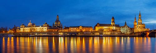 Dresden Old Town Panorama by Daniela Beyer