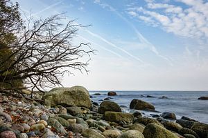 Die Ostseeküste auf der Insel Rügen im Herbst