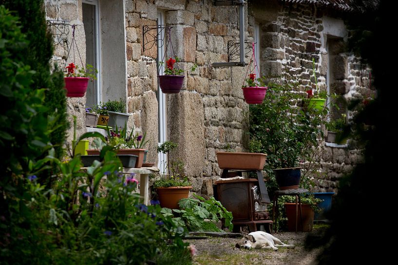 typical french courtyard by Ed Dorrestein