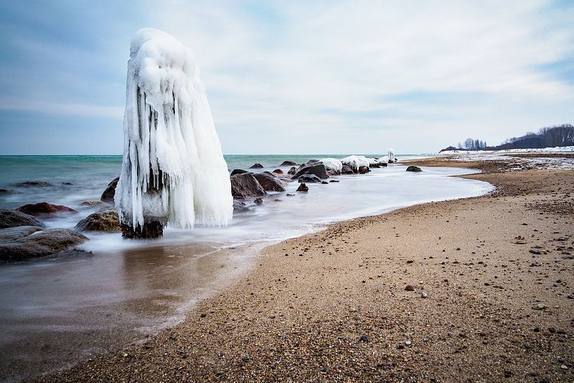 Winter an der Küste der Ostsee bei Kühlungsborn par Rico Ködder