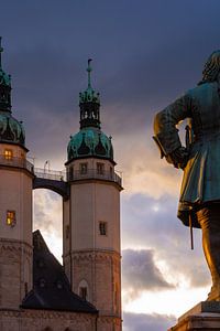 Hasmannstürme en Händel in Halle van Martin Wasilewski