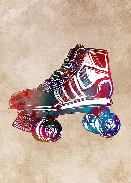 roller skates sport art #roller #skates by JBJart Justyna Jaszke