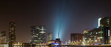 Nuit à Rotterdam. sur Arjan van Dam