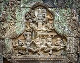 Danseressen in de tempel, Cambodja van Rietje Bulthuis thumbnail