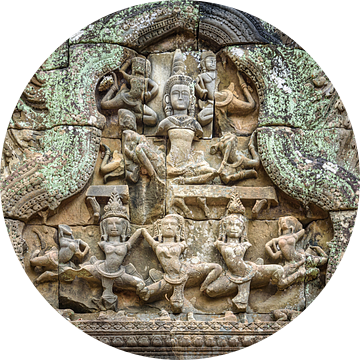Danseressen in de tempel, Cambodja