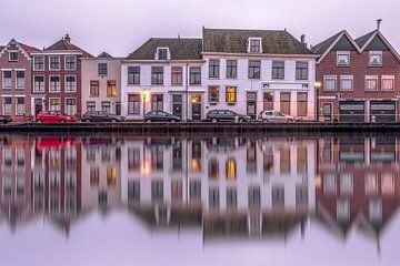 Réflexion Delftsekade Leidschendam dans l'eau