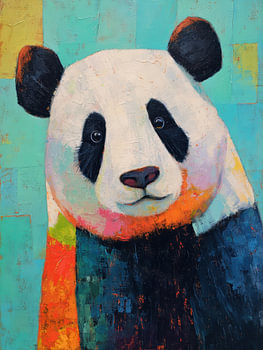 Bunter Panda