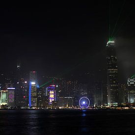 Hongkong bij nacht van rheinmain.from.above