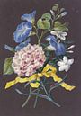 Bloemenmand met roze anjer, Barbara Regina Dietzsch van Meesterlijcke Meesters thumbnail