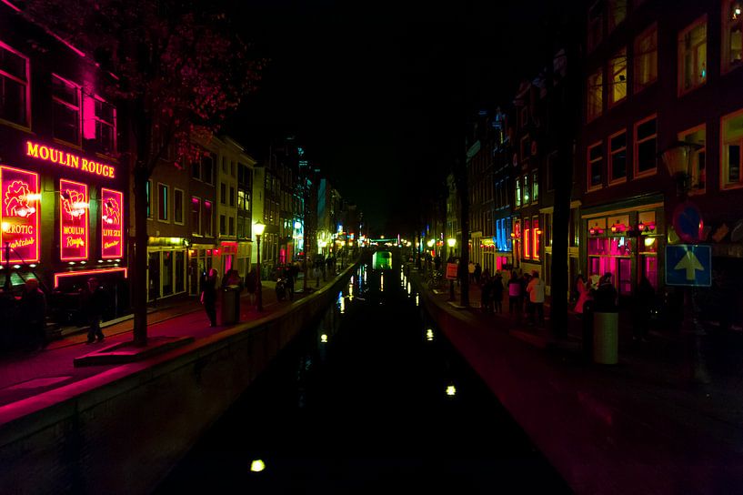 Red Light District Amsterdam by Brian Morgan