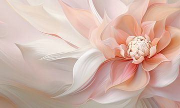 Lotus Flow Peach by Jacky