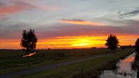 Nederland de avond valt