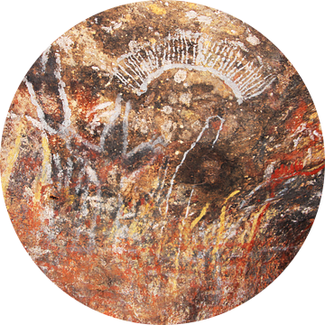 Uluru rotstekening van Inge Hogenbijl