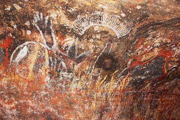 Uluru rock drawing
