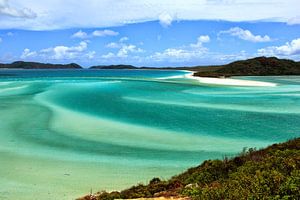 De parelwitte stranden van de Whitsunday Eilanden