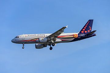 Brussels Airlines Airbus A320 in Rode Duivels livery.