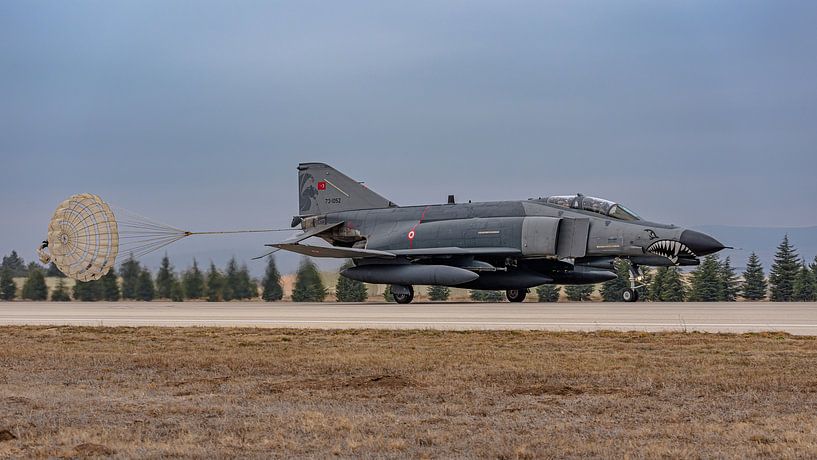 McDonnell Douglas F-4E Phantom II of the Turkish Air Force. by Jaap van den Berg