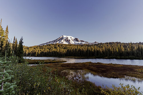 Reflection Lake and Mount Rainier