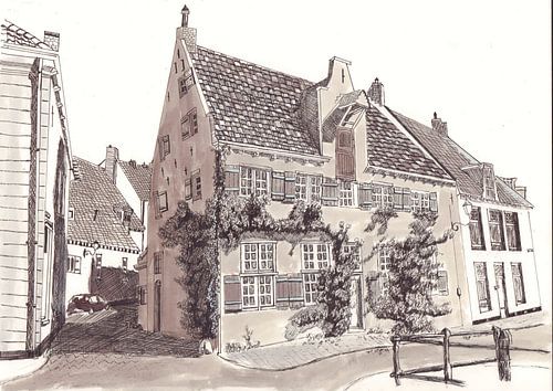 amersfoort house with ivy