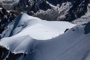 Mont Blanc beklimming van Roland Smanski