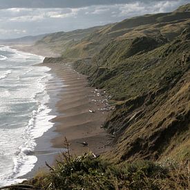 Kustlijn Noordereiland Nieuw-Zeeland  van Bijzonder Landschap