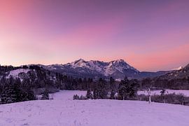Frosty sunrise in Farchant by Teresa Bauer