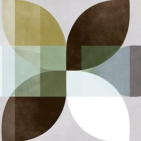 Zeitgenössische geometrische Blattkunst von ARTEO Gemälde