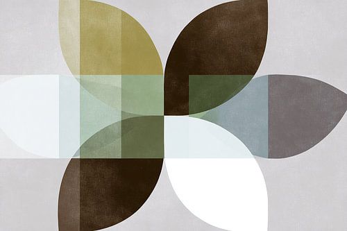 Zeitgenössische geometrische Blattkunst