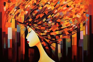 Visage abstrait