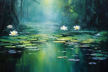 Serenade of Silence | Mindfulness Painting by ARTEO Paintings