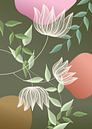 Lotus flower  Line-art van Gisela- Art for You thumbnail