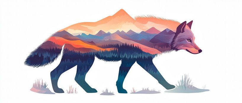 Fuchslandschaft von Poster Art Shop