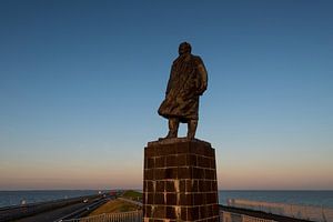Statue Lely Afsluitdijk