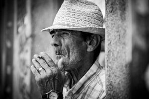 Porträt eines Mannes in Portugal von Ellis Peeters