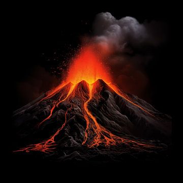 Vulkaanuitbarsting van The Xclusive Art