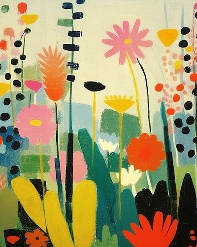 Bunte Blumen "Flower power"