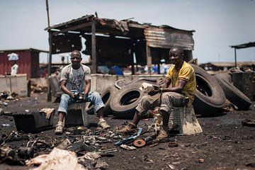 E-Müll in Ghana von Domeine