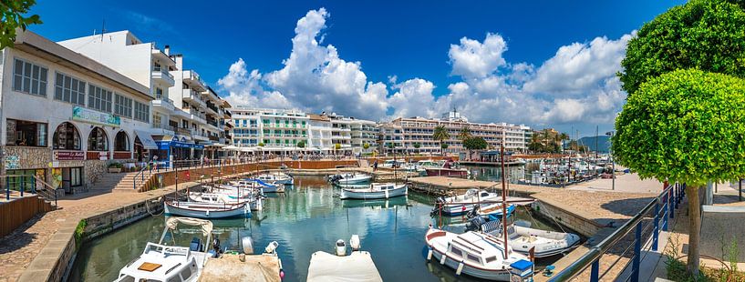 Port of Cala Bona, tourist resort on Mallorca island, Spain by Alex Winter