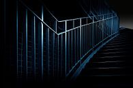 Blauwe Stalen Trap- Blue Steel Stairs (Awarded) van Anita Martin, AnnaPileaFotografie thumbnail