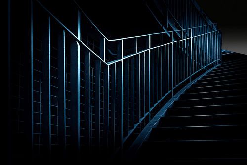 Blauwe Stalen Trap- Blue Steel Stairs (Awarded)