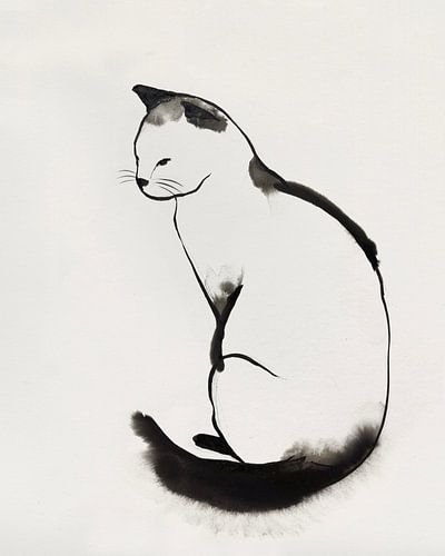 Black Kitten II, PI Studio  by PI Creative Art