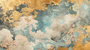 Moderne und schicke abstrakte Traumlandschaft